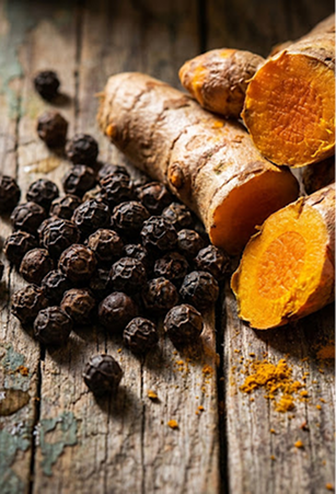 Direct Sourced Indian Spices - Black Pepper and Turmeric Selection